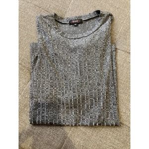 phillipes marcel basic Gray and black t-shirt size m